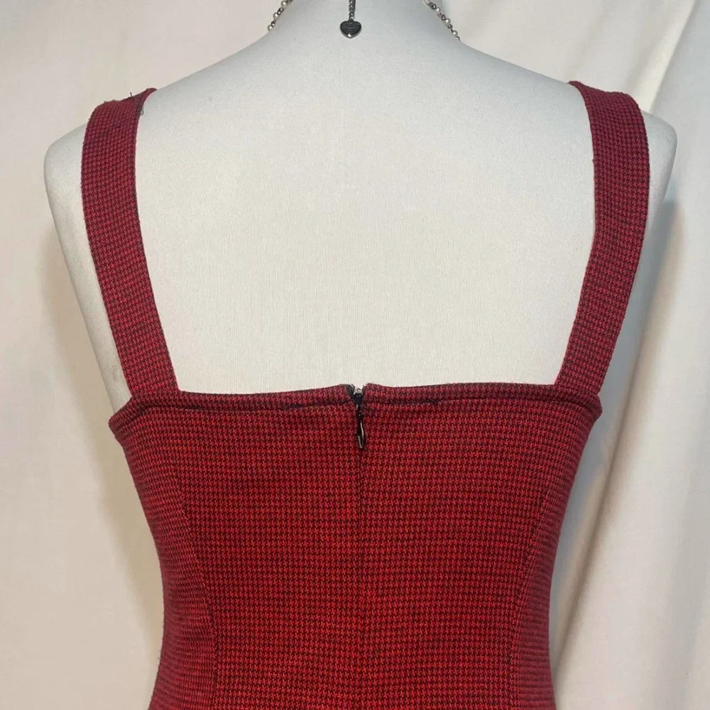 forever 21 red plaid mini dress - Picture 6 of 8